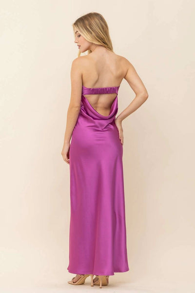 "You Are Mine" Strapless Maxi Dress