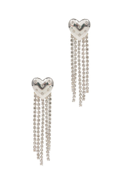 "I Heart You" Heart Valentines Day Earrings