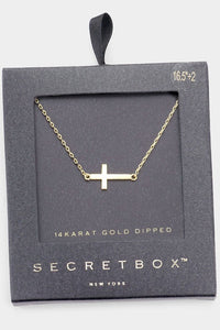 "Sweetest Soul" Cross Pendant Necklace