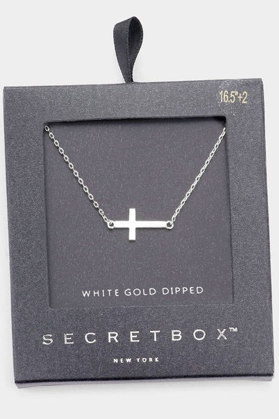 "Sweetest Soul" Cross Pendant Necklace