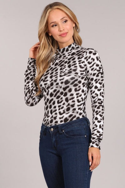 "Feel It All" Leopard Print Bodysuit