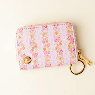 "Make It Happen" Zip Around Floral Wallets