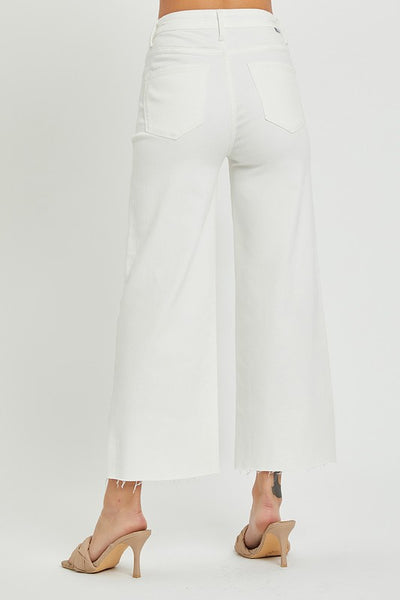 Risen "Mona" High Rise Tummy Control Wide Leg Jeans