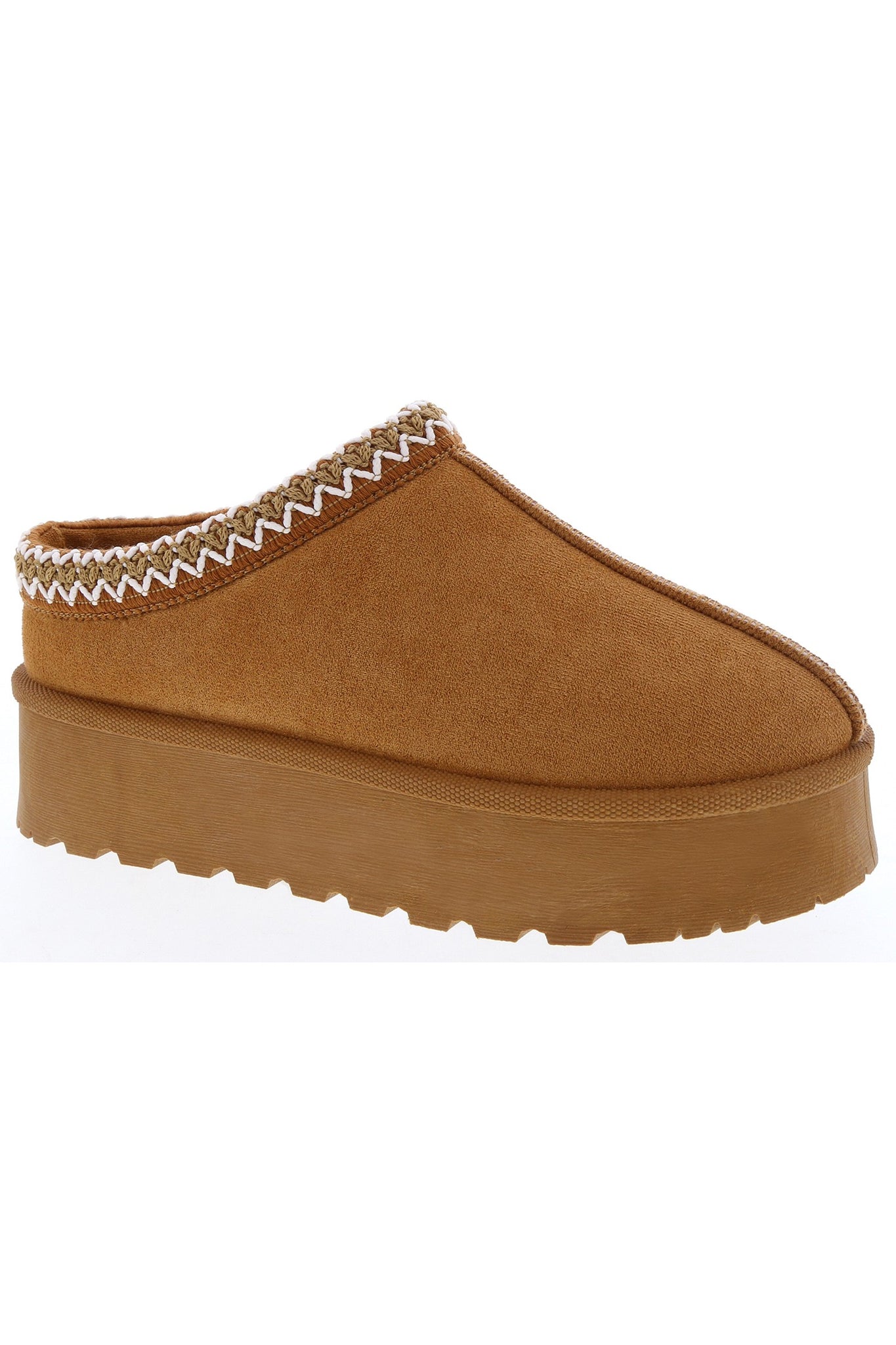 "Saylor" Platform Suede Slipper