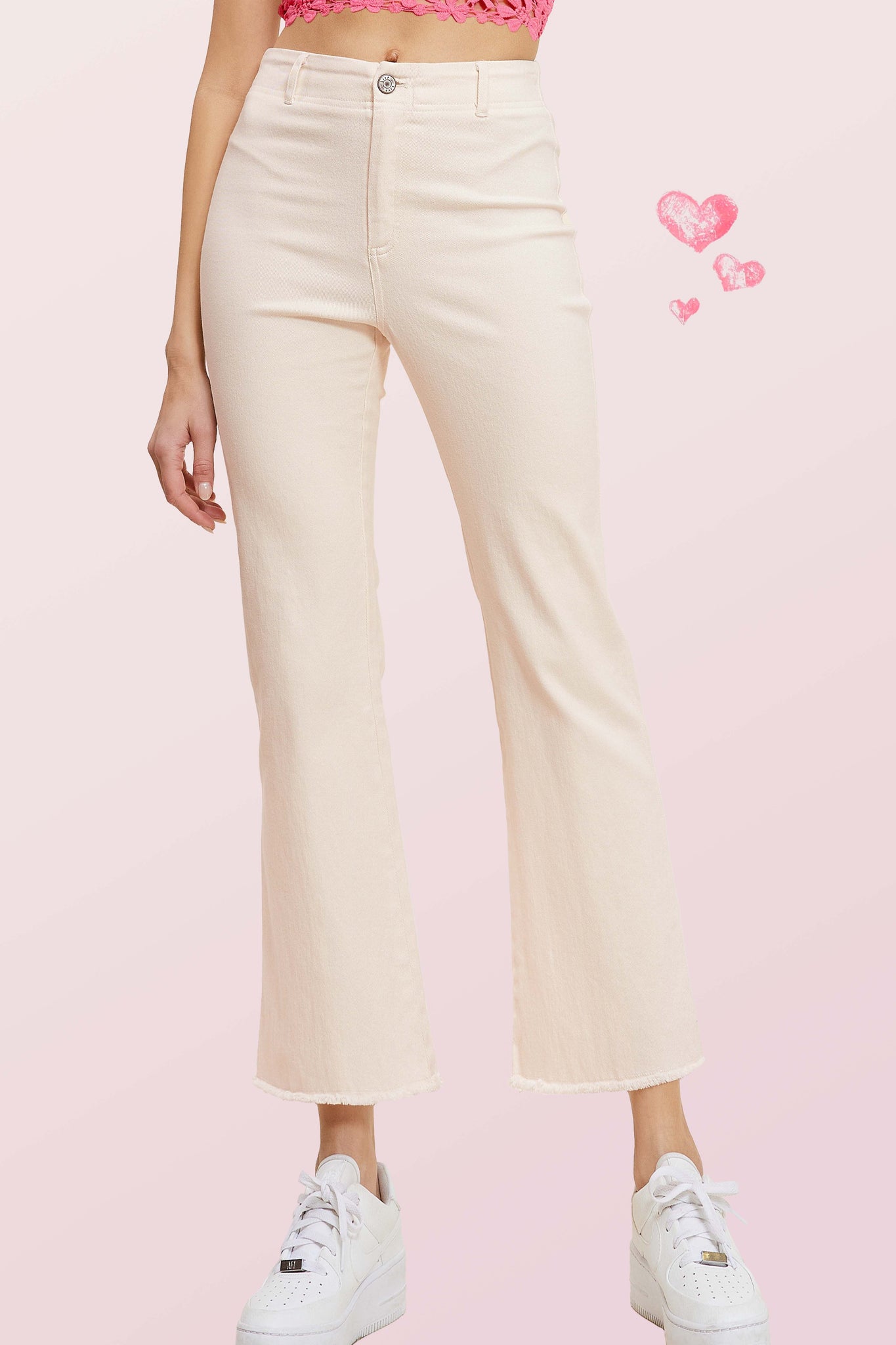 "Sarah" Soft Washed High Waisted Flare Pants