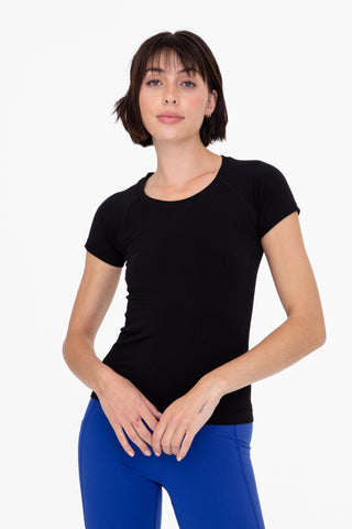 As You Please Seamless Perforated Tee