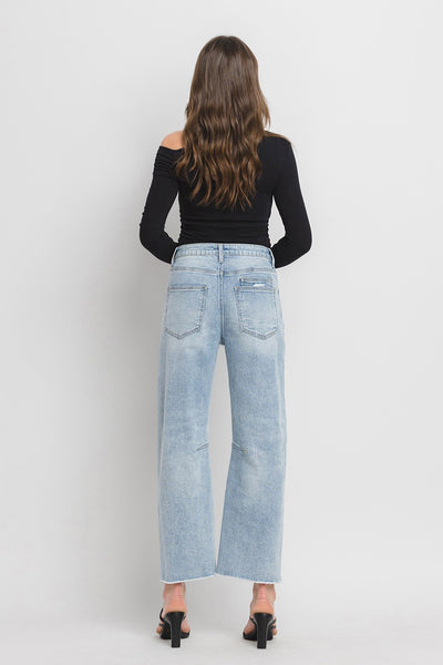 Vervet "Hanna" Super High Rise Barrel Jean