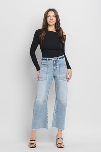 Vervet "Hanna" Super High Rise Barrel Jean