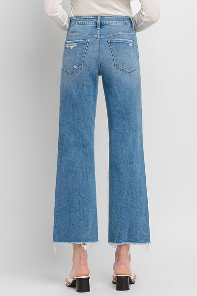 Vervet "Leslie" High Rise Ankle Dad Jeans