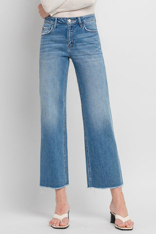 Vervet "Leslie" High Rise Ankle Dad Jeans