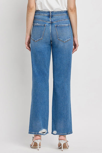 Flying Monkey "Claudia" High Rise Wide Leg Jean