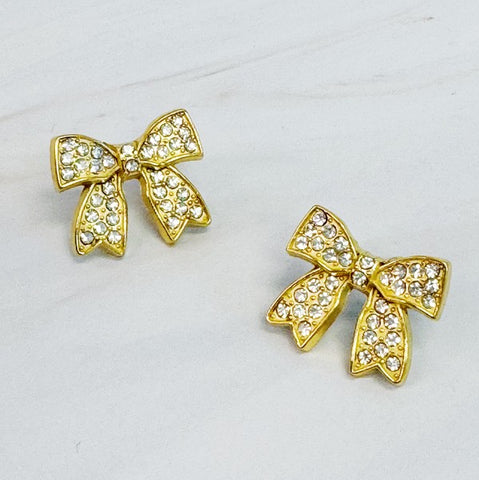 "More Bowtiful Days Ahead" Bow Stud Earrings