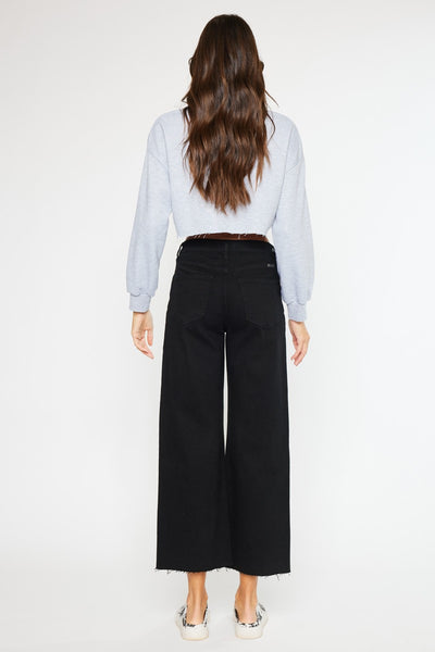 KanCan "Becca" High Rise Crop Wide Leg Jeans