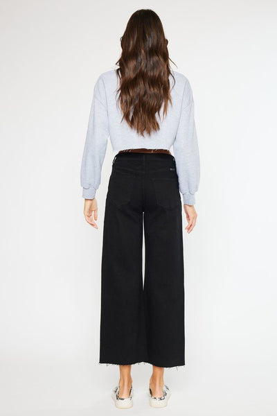 KanCan "Jasmine" High Rise Crop Wide Leg Jeans