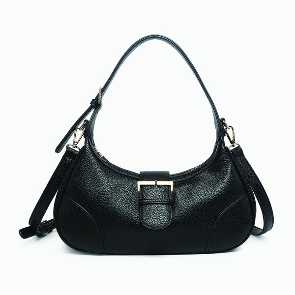 "Madrid" Buckle Shaped Shoulder Bag/Crossbody