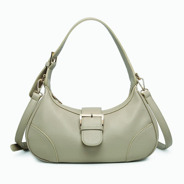 "Madrid" Buckle Shaped Shoulder Bag/Crossbody