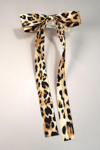 "Guilty As Charged" Leopard Print Hair Bow