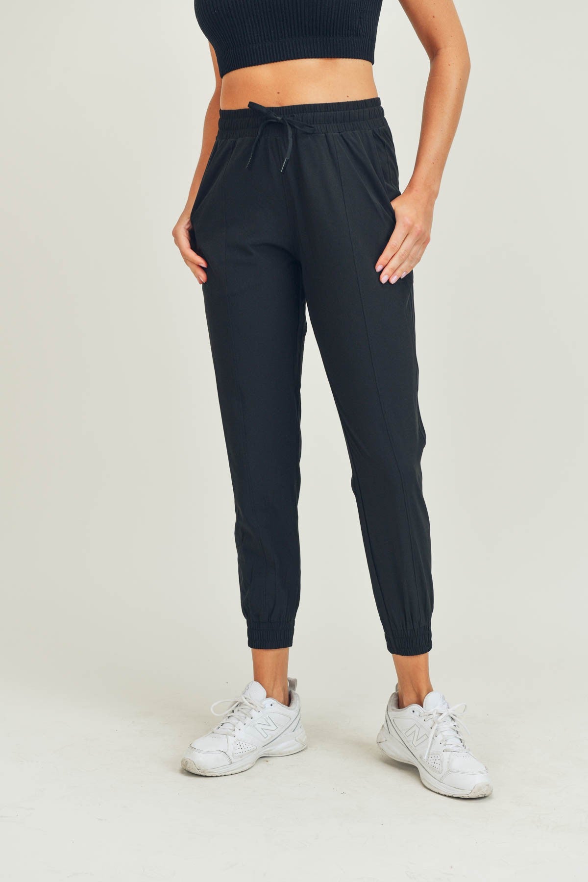 "Steer Me Right" Elastic Waistband Joggers