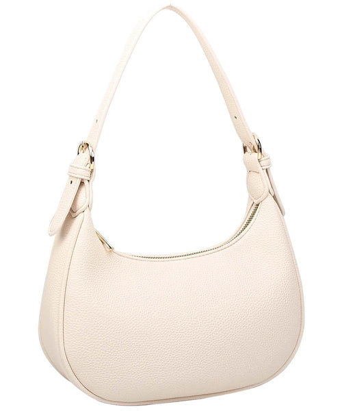 "Shay" Faux Leather Textured Shoulder Bag