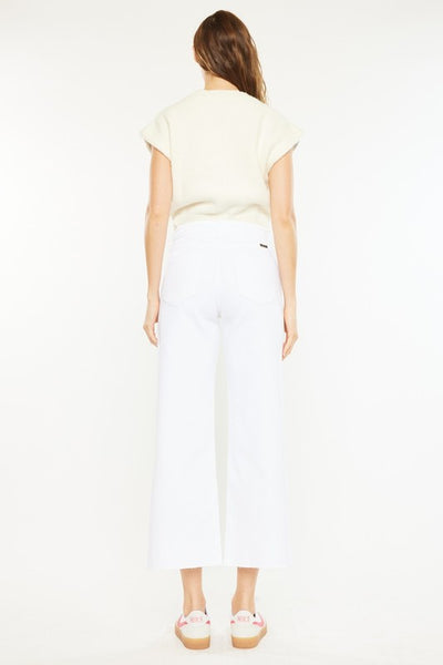 KanCan "Leann" High Rise Crop Wide Leg Jeans