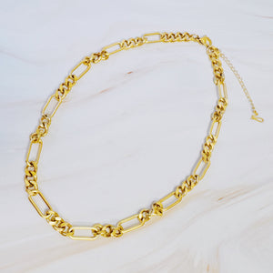 "Hold Me Forever" Gold Chain Necklace