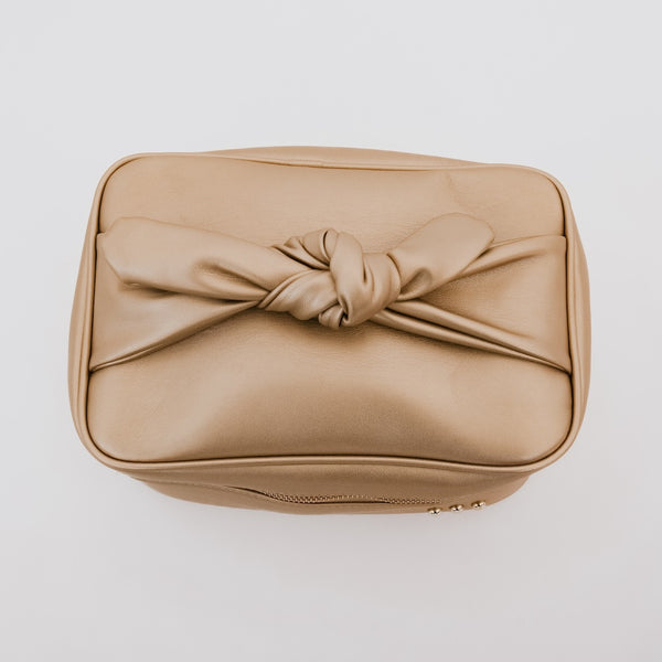 "At Your Service" Bow Makeup Bag