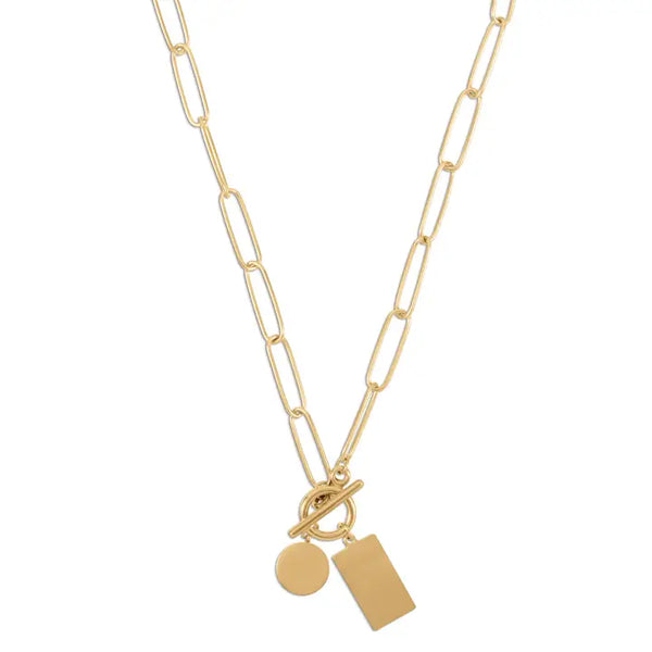 Ellie Vail "Kaylee" Toggle Charm Necklace