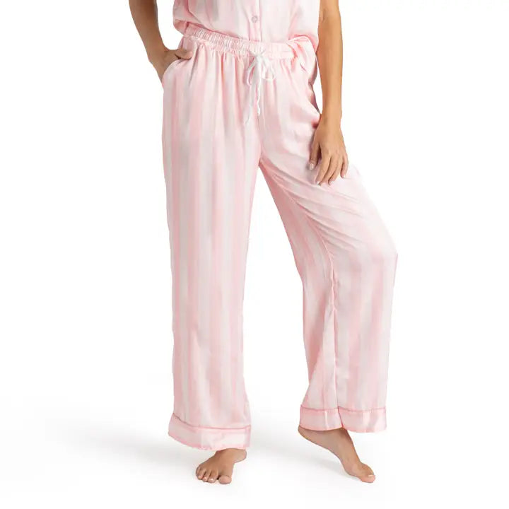 "Sweet Nothings" Satin Pajama Pants