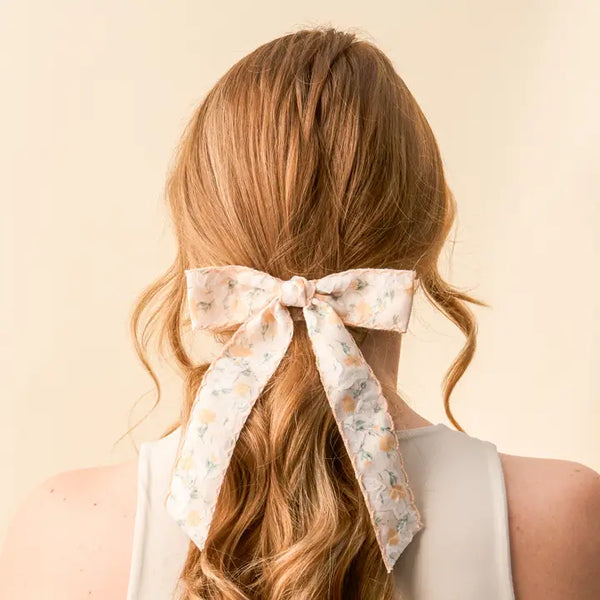 "Reaching Goals" Floral Hair Bow