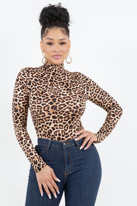 "Easy On Me" Leopard Print Bodysuit