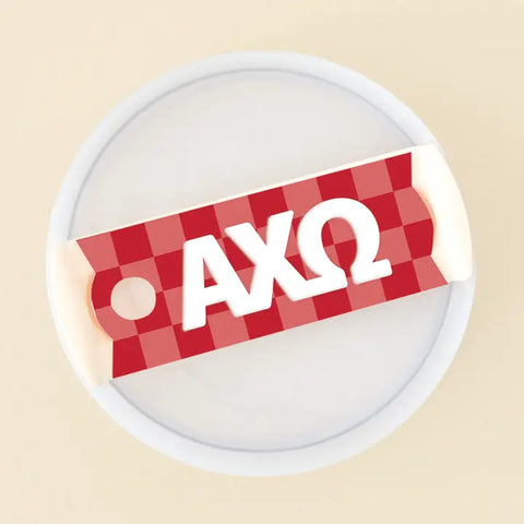 Sorority Tumbler Lid Tags