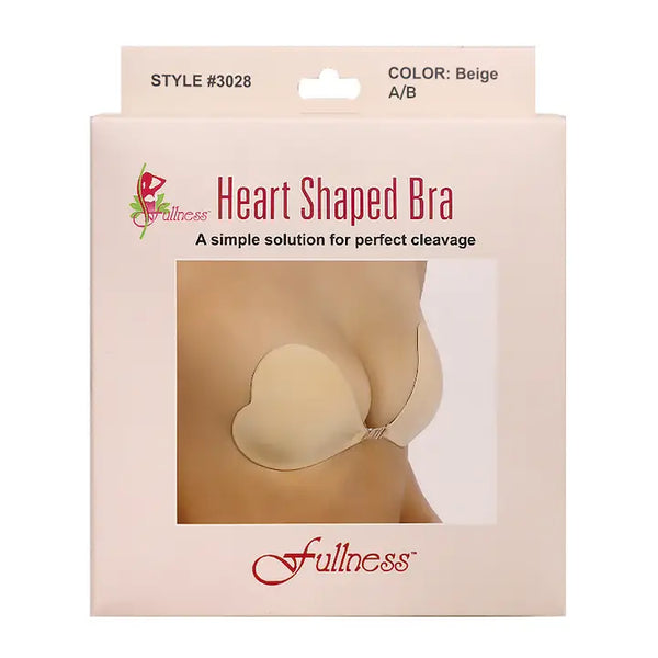 Fullness Heart Shaped Bra Beige