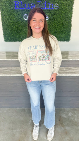 "Charleston South Carolina" Graphic Sweatshirt