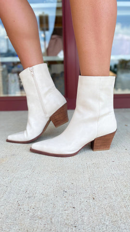 "Sonia" Western Ankle Boots