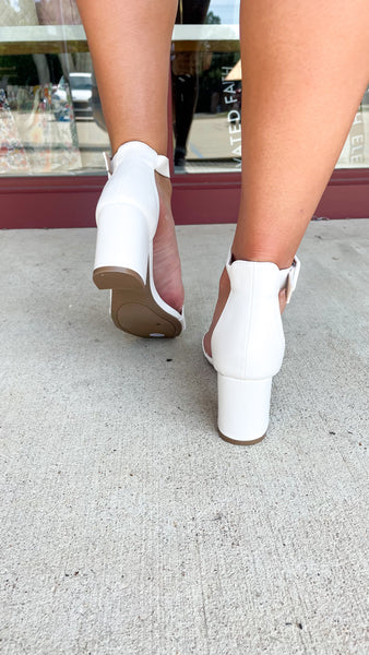 "Kerry" Open Toe Block Heel