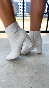 "Christine" Rhinestone Booties