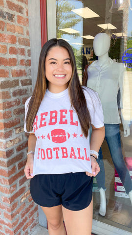 "Rebels Football" Graphic TShirt