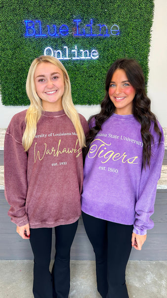 "University Of Louisiana Monroe" Corded Sweatshirt