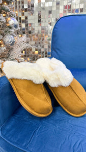 "Keepin' Cozy" Fluffy Fur Slippers