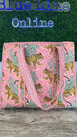 "Pink Savannah" Quilted Bags