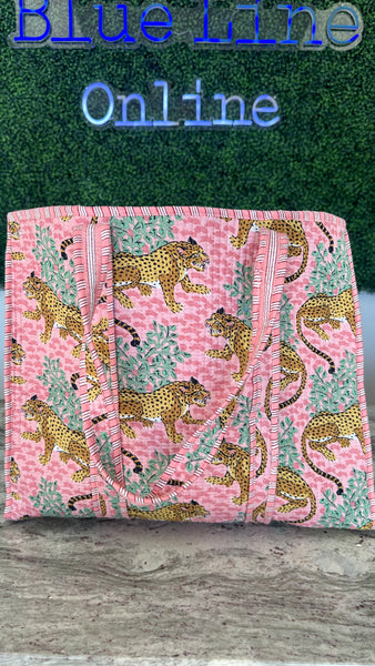 "Pink Savannah" Quilted Bags