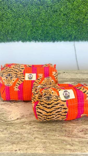 "Eye of the Tiger" Quilted Bags