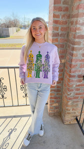 "Feeling Festive" Plus Nutcracker Graphic Sweatshirt