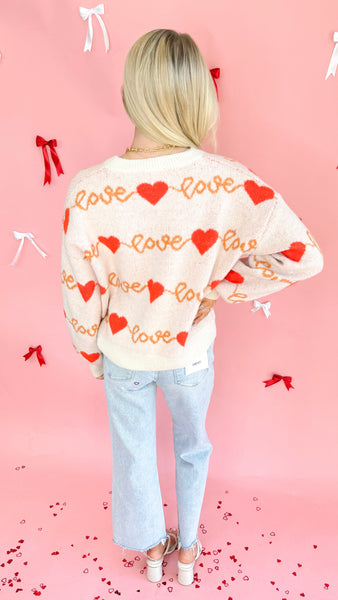 "Worth Melting For" Love Heart Valentine Sweater