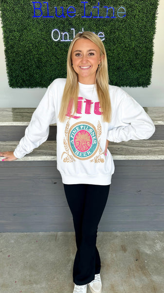 Miller Lite Graphic Sweatshirt