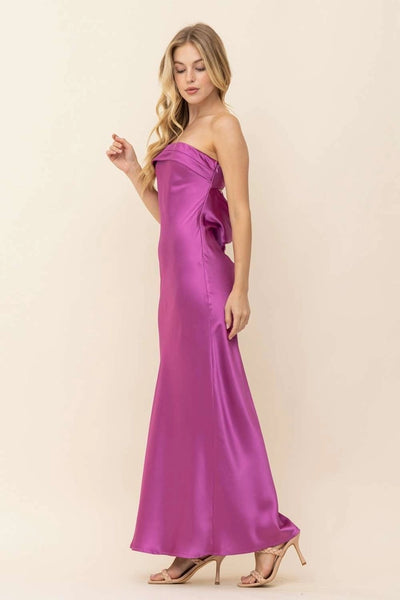 "You Are Mine" Strapless Maxi Dress