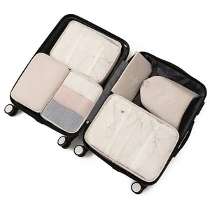 "Take Me There" 6 Piece Packing Cube Set