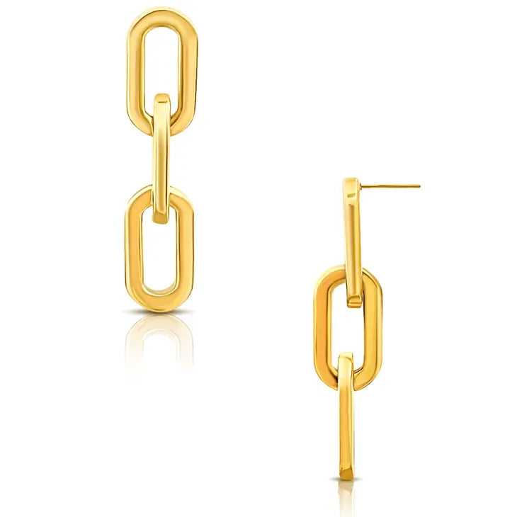 Ellie Vail "Gage" Oversized Link Earring