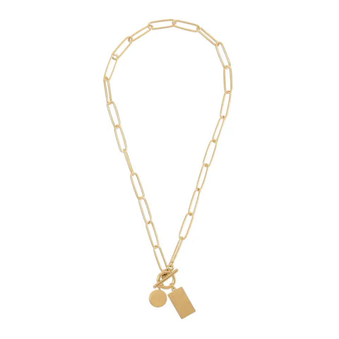 Ellie Vail "Kaylee" Toggle Charm Necklace
