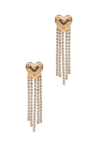 "I Heart You" Heart Valentines Day Earrings